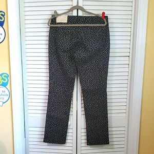 Black and Beige Polka Dot Jeans